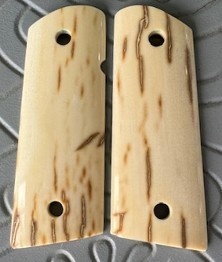 thumbnail image 2 of Faux Ivory Bobtail 1911 Grips – Full Size, LS Grips, Handgun Grip Panels 2 of 6